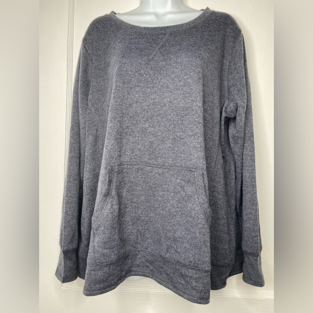 PHILOSOPHY NWT Gray Women's Sweatshirt with Pouch